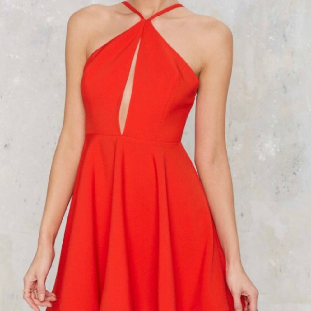 Nasty gal “Flirtationship” keyhole dress